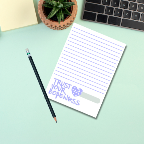 “Trust Your Dopeness” 5x7 Notepad